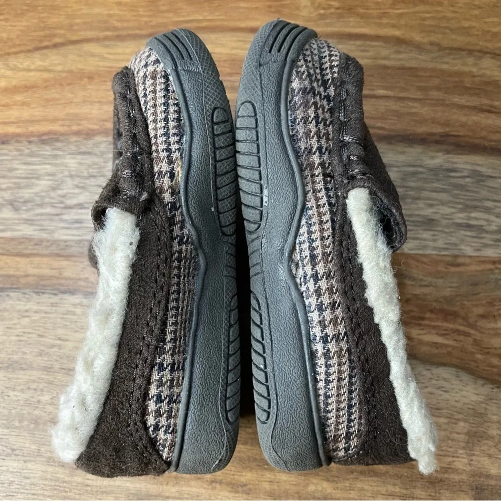 Airwalks Moccasin Plaid and Brown Rubber sole Fleece‎ Lines C3